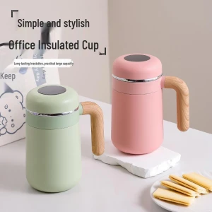 Insulated Tea Cup with Smart Temperature Display, Deals Supermarket