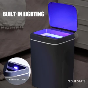 Smart Trash Bin with Wireless Sensor, Happy Market