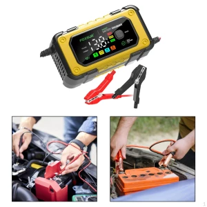 Smart Car Charger with Large Screen, AUTO and MOTO