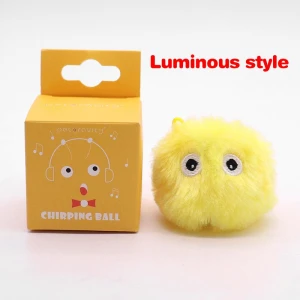 Interactive Plush Electric Ball with Catnip, Storage hole