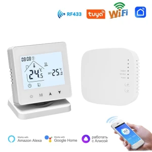 Smart WiFi Wall-Mounted Boiler and Hydraulic Heating Thermostat, Discount Domain