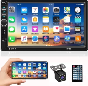 Double DIN Car Stereo with LCD Touch Screen, Zen-Japan Electronics