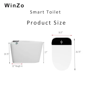 Smart Toilet with Heated Seat and Bidet, WinZo