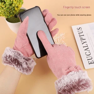 Women's Touchscreen Bicycle Gloves with Fleece Lining, Millioner