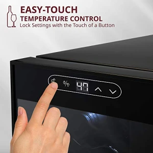 12 Bottle Compressor Wine Cooler Refrigerator, SCHMÉCKÉ