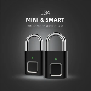 Rechargeable USB Smart Fingerprint Padlock, happybuySE