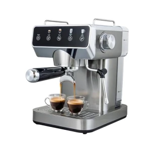 Stainless Steel Espresso Coffee Machine with Milk Frother, ChefAidPower