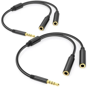 TRRS Splitter for 2 Headphones, IIISOGNO
