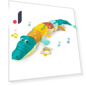 Musical Crocodile Plush Toy — Bath Time Fun, Bai Fen Bai Toys