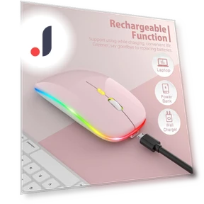 Rechargeable Ultra-Thin Silent LED Wireless Mouse — Mouse Pads, Ximalaya