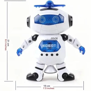 Rotating Dance Robot Toys with Musical LED Lights, Bai Fen Bai Toys