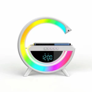 Smart Alarm Clock with BT Speaker and Wireless Charging — Desk Lamp, TOMTOP JMS