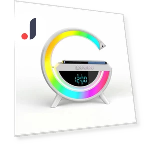 Smart Alarm Clock with BT Speaker and Wireless Charging — Alarm, TOMTOP JMS