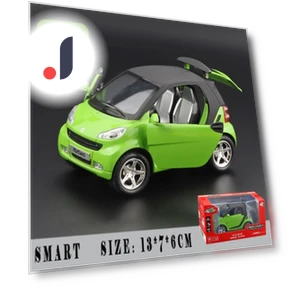 Smart Fortwo Car Model with Lighting and Music Effects — Miniature Rides & Collectibles, Fourall-Model Cars