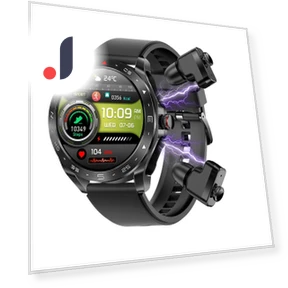 Smart Watch with Wireless Earbuds — Wearable Accessories, Rainbuvvy