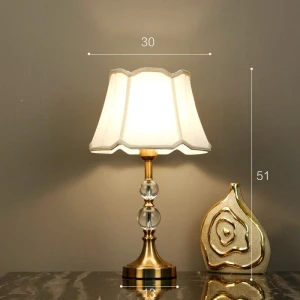 Ceramic Touch Bedside Table Lamp, Factory Discount Outlet