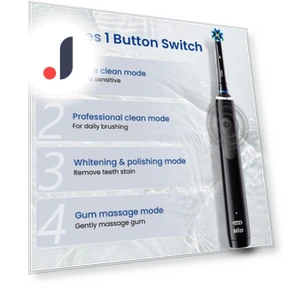 Electric Toothbrush with Soft Bristles — Baby Toothbrushes, Light makeup