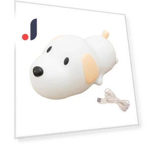 LED Night Light with Cute Dog and Timer — Night Lights, Factory Discount Outlet