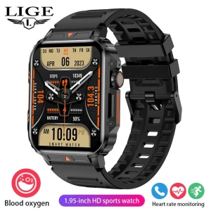 Men's Military Style Smartwatch for Outdoor Sports — Smart Watch, LIGE