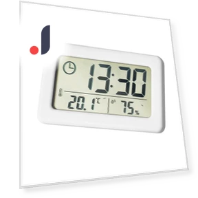 Mini Electronic Clock with Temperature — Clocks, Factory Discount Outlet