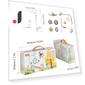 Mobile Crib with Projection Night Light — Sleep Soothers, Toys-Glory Fourall