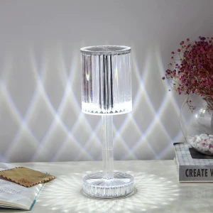 Portable Crystal Table Lamp, Binchi Lighting Appliances