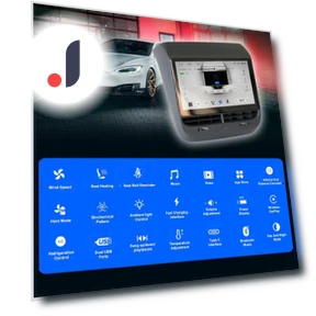 Rear Touch Screen Entertainment System Climate Control — Car Accessories & Gadgets, White Dream