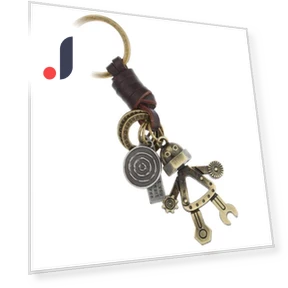 Retro Style Miniature Robot Keychain — Keychains & Keyrings, Shoesmith