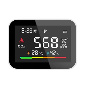 Smart CO2 Detector — Air Quality Monitor, TOMTOP JMS