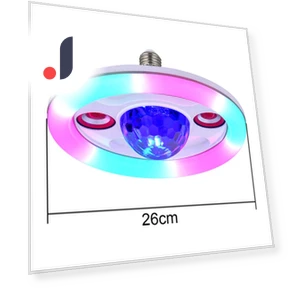 Smart LED Lamp with Bluetooth Speakers — Portable Audio, Actually lighting