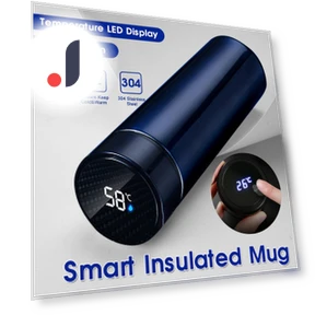 Smart Stainless Steel Thermos with LCD Display — Kettles & Tea Machines, Refreshing Home