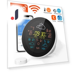 Smart Weather Station Watch — Barometers, Tuya