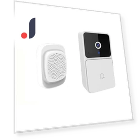 Smart Wi-Fi Video Doorbell with Night Vision — Smart Home Security, Factory Discount Outlet