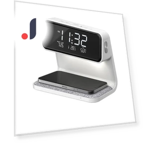 Touch Dimming Night Light with Alarm Clock — Clocks, Factory Discount Outlet