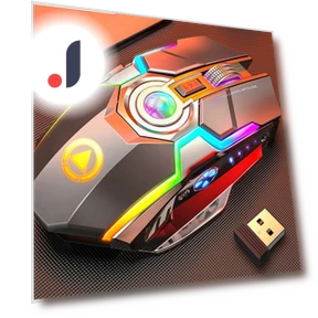 Wireless Gaming Mouse with LED Lighting — Mouse Pads, popmall