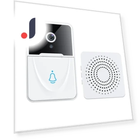 Wireless Wi-Fi Doorbell Video Intercom with Night Vision — Smart Home Security, Factory Discount Outlet