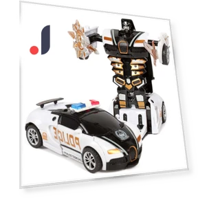 Automatic Transform Robot Model Car — Interactive Figures & Robots, take6365