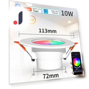 Bluetooth LED Downlight — LED, Tuya