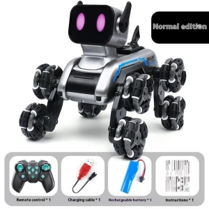 Eight Wheel Smart Remote Control Robot Dog — Robot Pet, Super Dream Home