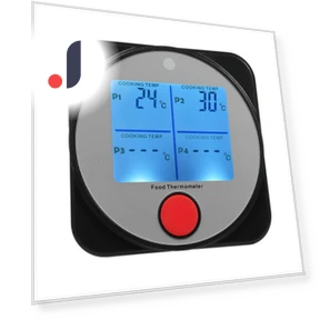 Four-Channel Smart Food Thermometer — Instant-Read, TOMTOP JMS