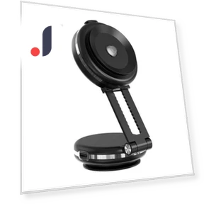 Magnetic Phone Holder with Dual Suction Cups — Dashboard Installation Kits, Enjoy Smart Home