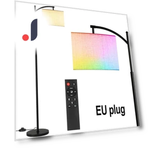 Smart Floor Lamp WiFi LED Modern RGB Adjustable — Standing Lights, Build My Home