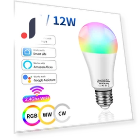 Smart WiFi LED Light Bulb — LED, Build My Home