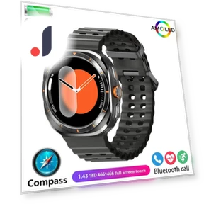 Smartwatch with NFC GPS Track Compass — Smartwatches, Rizy