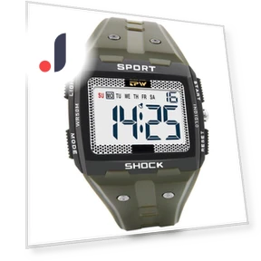 Waterproof Digital Sports Watch — Active Timepieces, AI Supermarket