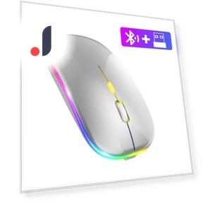Wireless Mouse with RGB LED Backlight — Mouse Pads, Meiteai-All