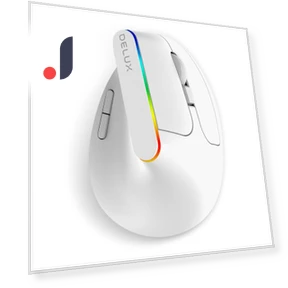 Wireless Silent Ergonomic Vertical Gaming Mouse — Mouse Pads, Delux