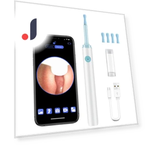 Wireless Wi-Fi Ear Cleaning Endoscope — Wax Removal, Cozy Cottage-Relax