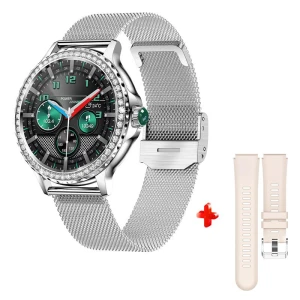Women's Smart Watch with Diamond Bracelet — Smart Watch, ESTG
