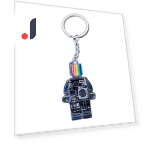 Electronic Robot Keychain — Keyrings & Keychains, Pretty life
